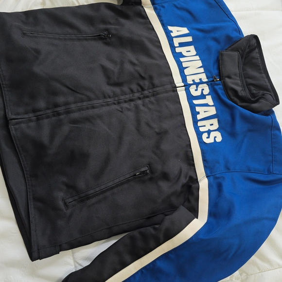 Alpinestars Motorcycle Jacket Size M Blue/Black